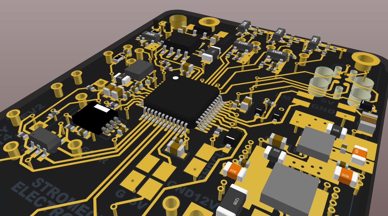 Close-up render of the Gear Display board
