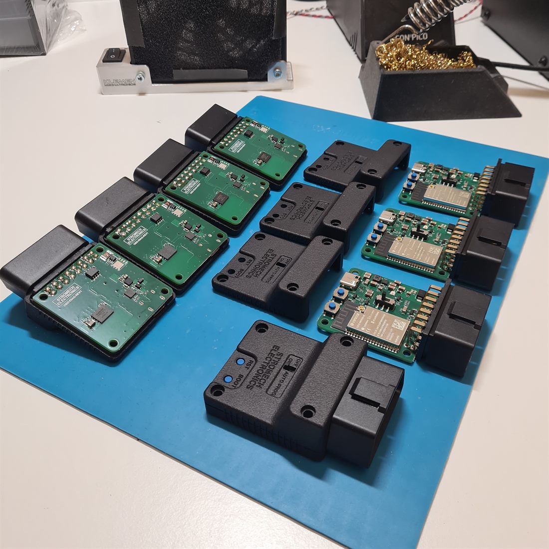 OBD-DEV boards in production