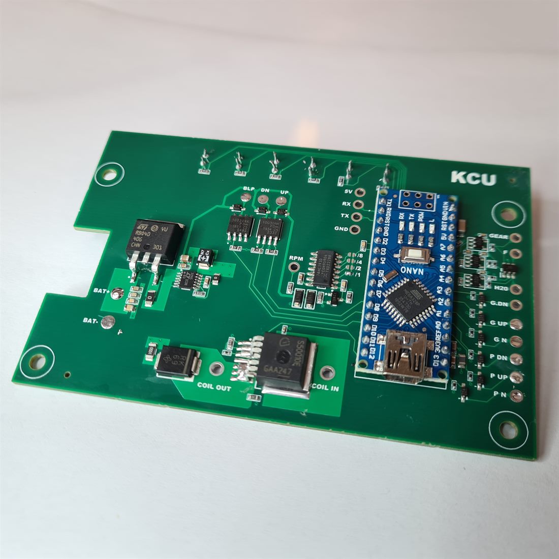 Go-kart control unit board