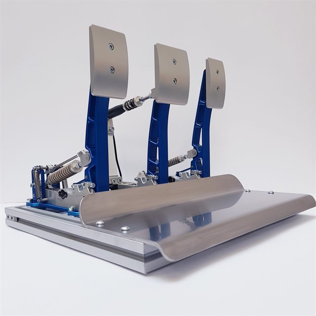 Sim racing pedal box