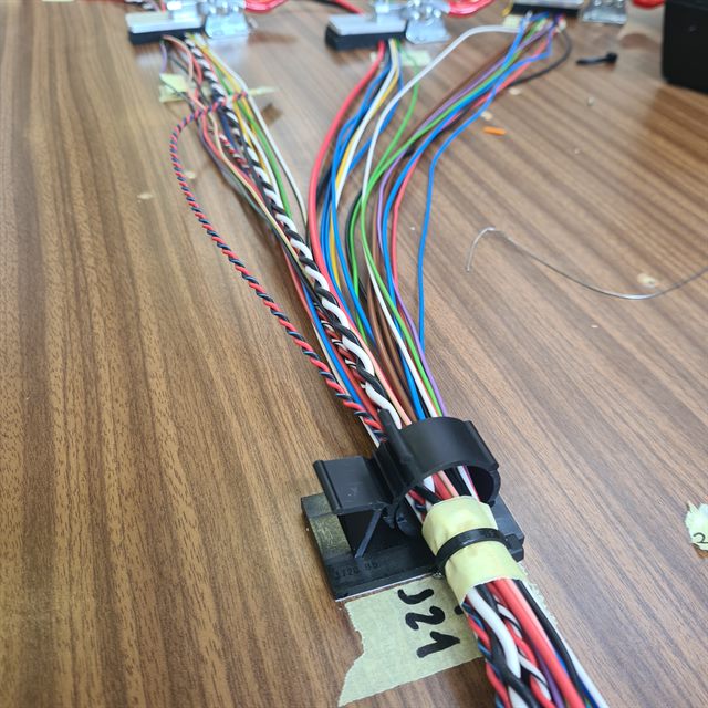 Custom motorsport wiring harness